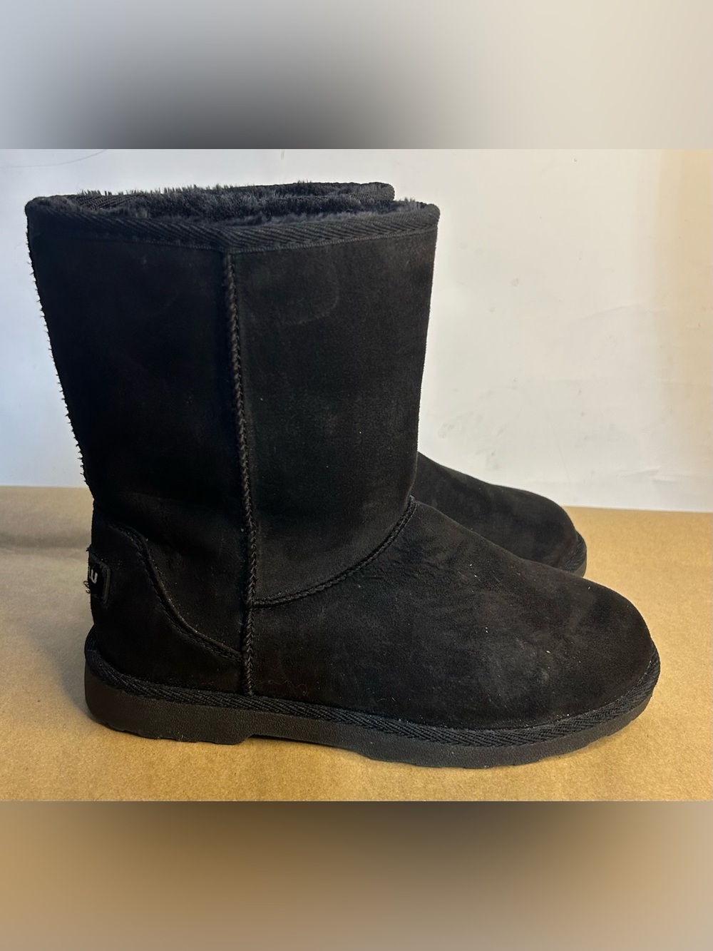 Makalu California Mid Calf Vegan Fur Lined Boots Women's Size 6
